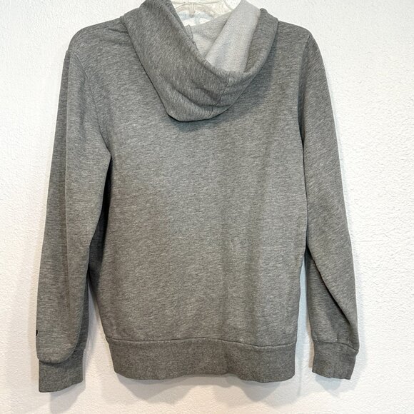 Womens Mickey Mouse Pullover Hoodie Sweatshirt Gray Front and Sleeve Graphic MED - Picture 2 of 7